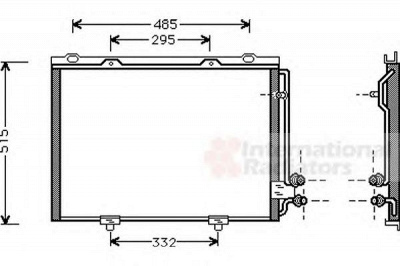 VAN WEZEL 30005232 -  Конденсатор, кондиционер